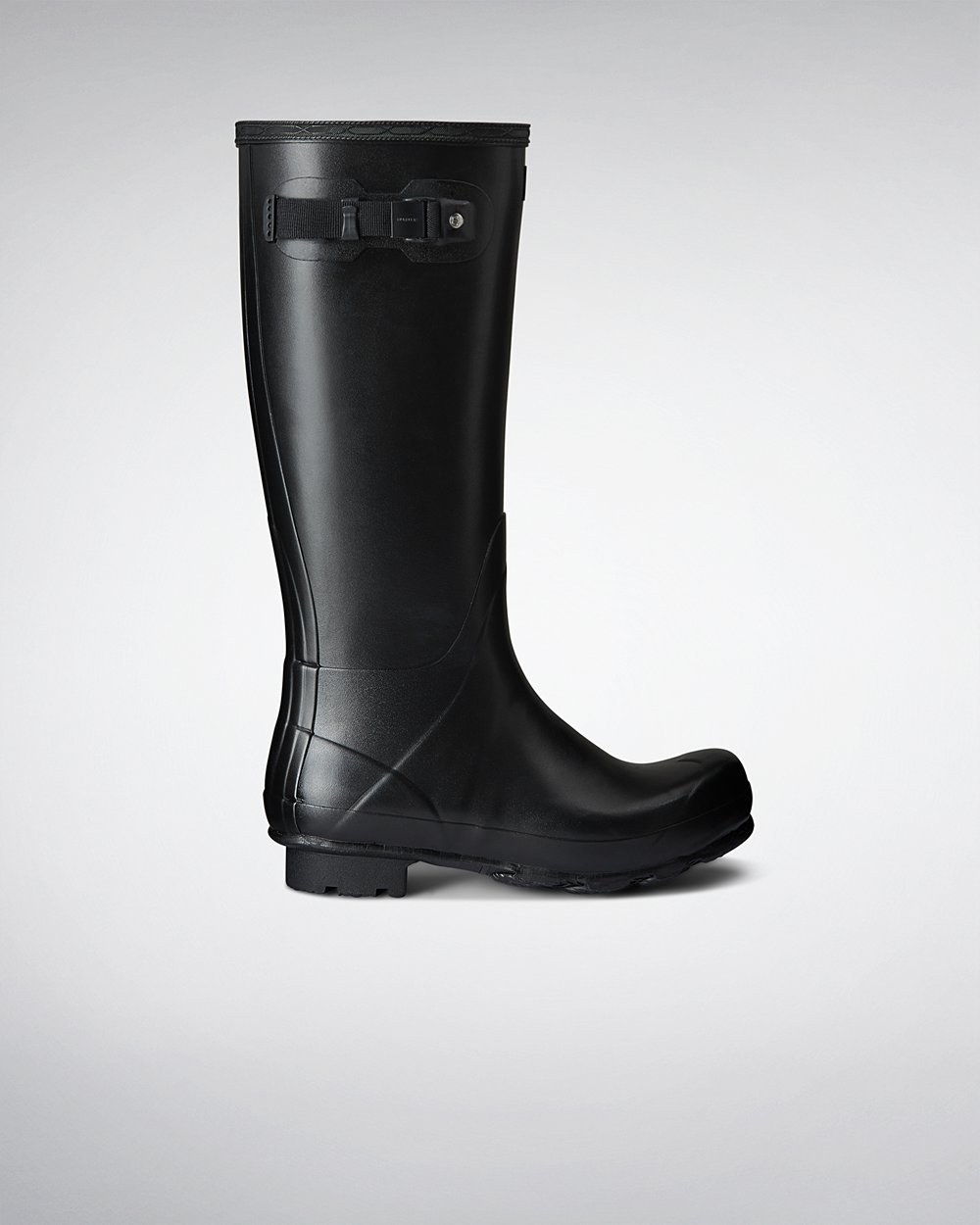 Mens Hunter Tall Rain Boots Black - Norris Field - 3680917-YD